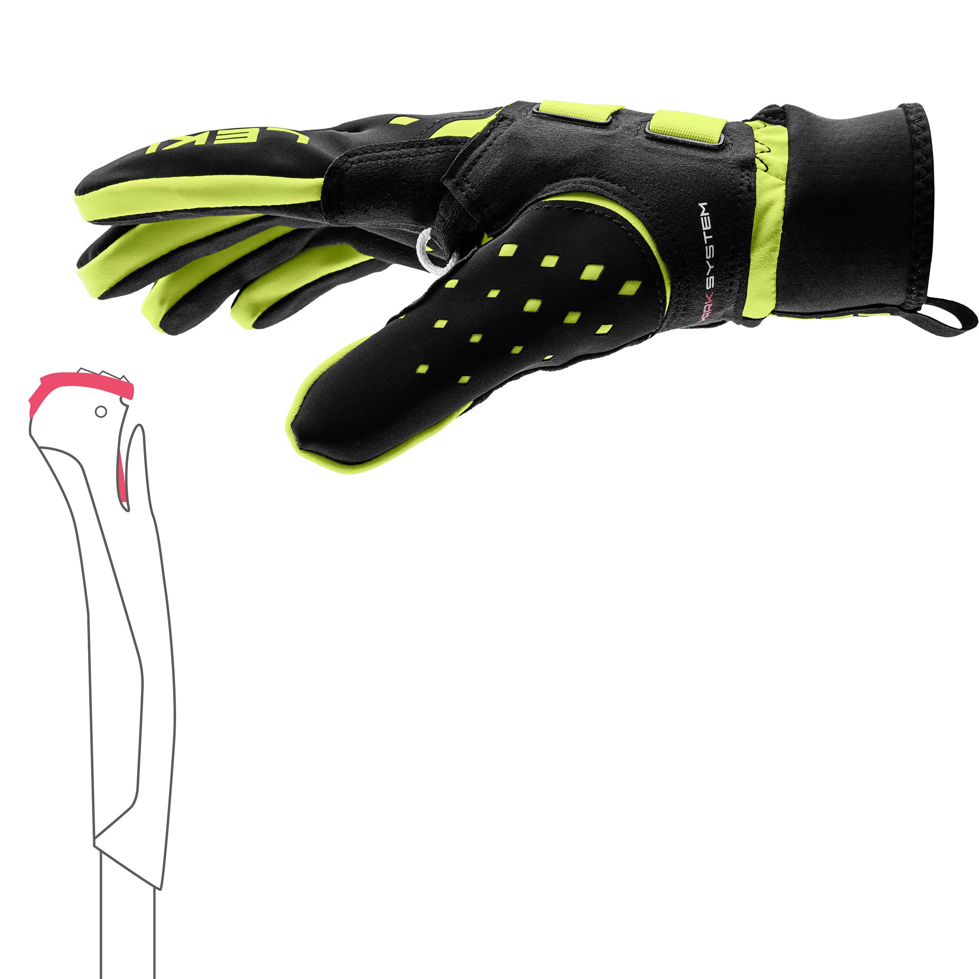leki nordic race handschuhe LEKI USA - HRC RACE SHARK - Cross-Country Gloves - Apparel & Accessories