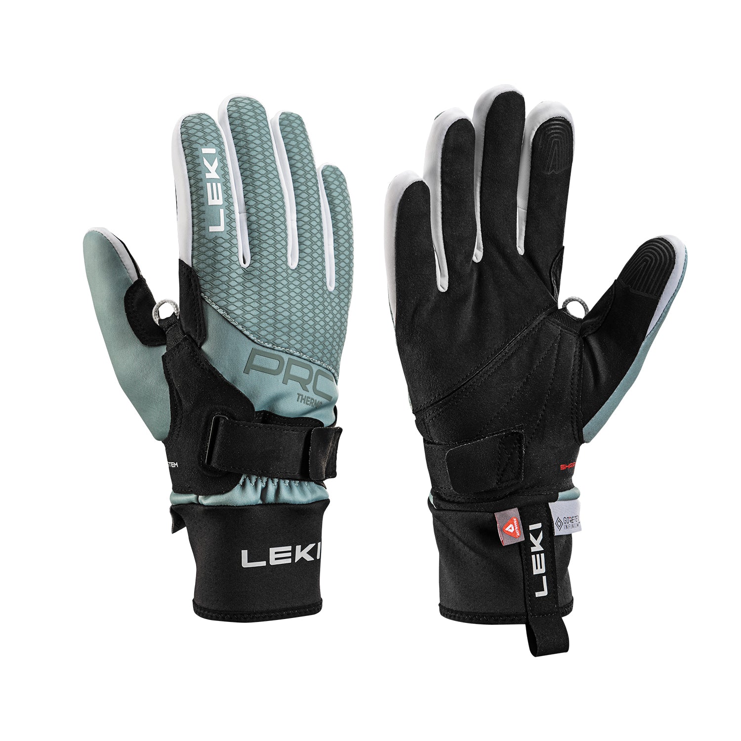 LEKI USA - PRC THERMOPLUS SHARK WOMENS - Cross Country Ski Gloves - Apparel  & Accessories - LEKI USA