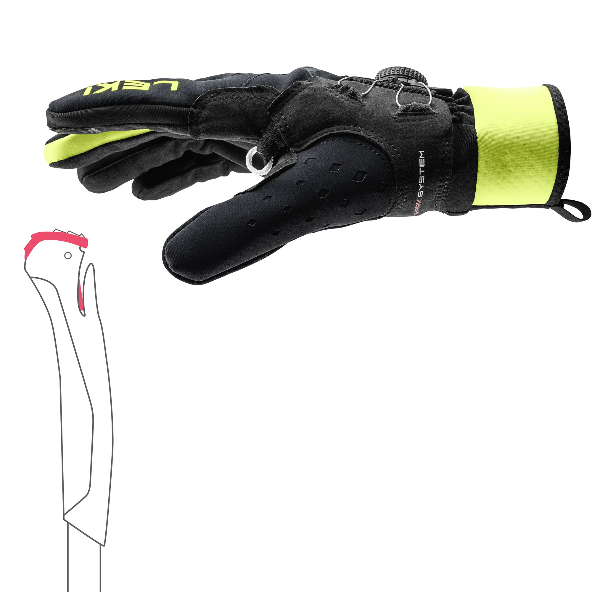 LEKI USA - PRC BOA SHARK - Cross-Country Gloves - Apparel & Accessories