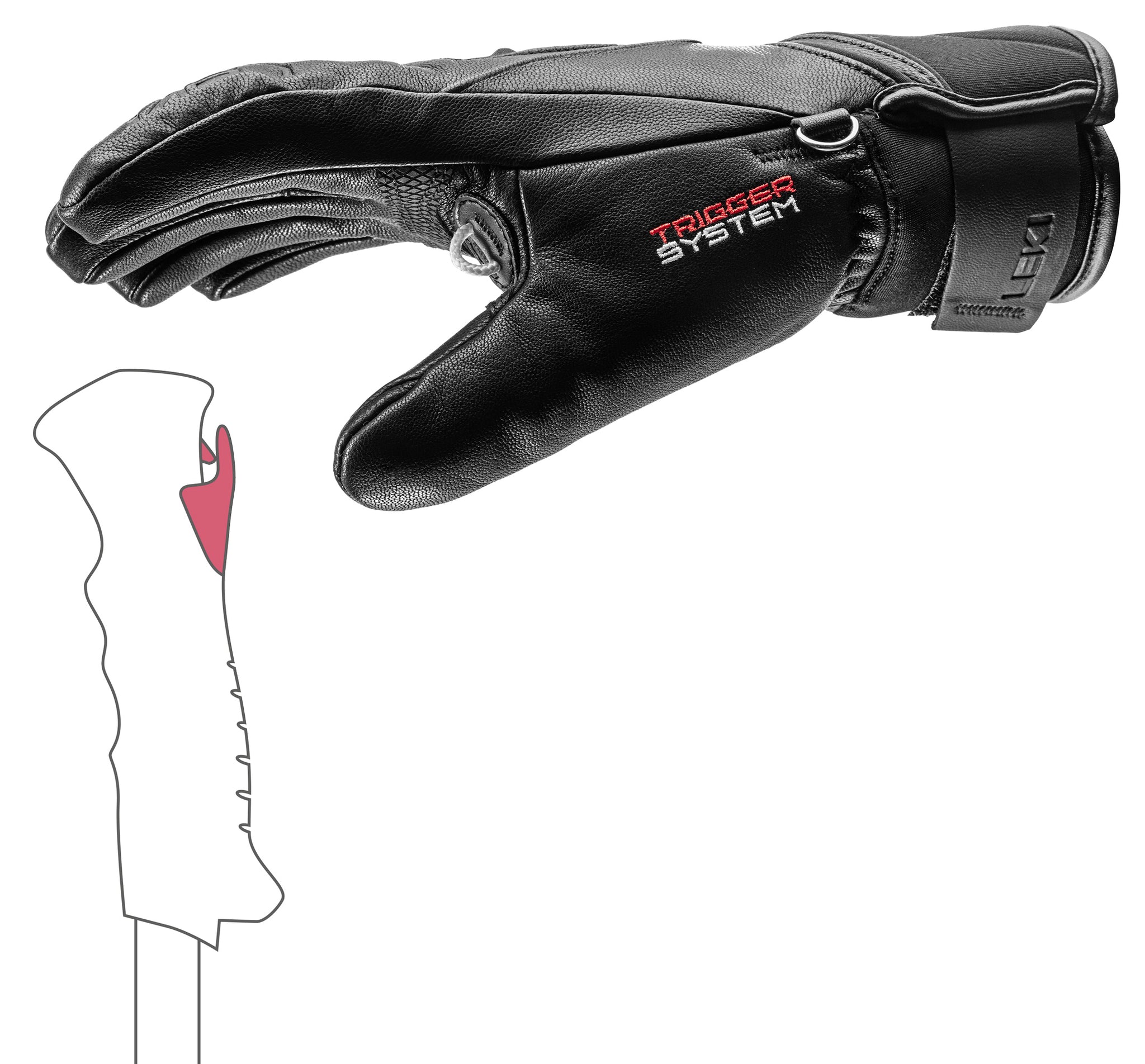 LEKI USA - Griffin S Women's - Alpine Ski Gloves - Apparel & Accessories