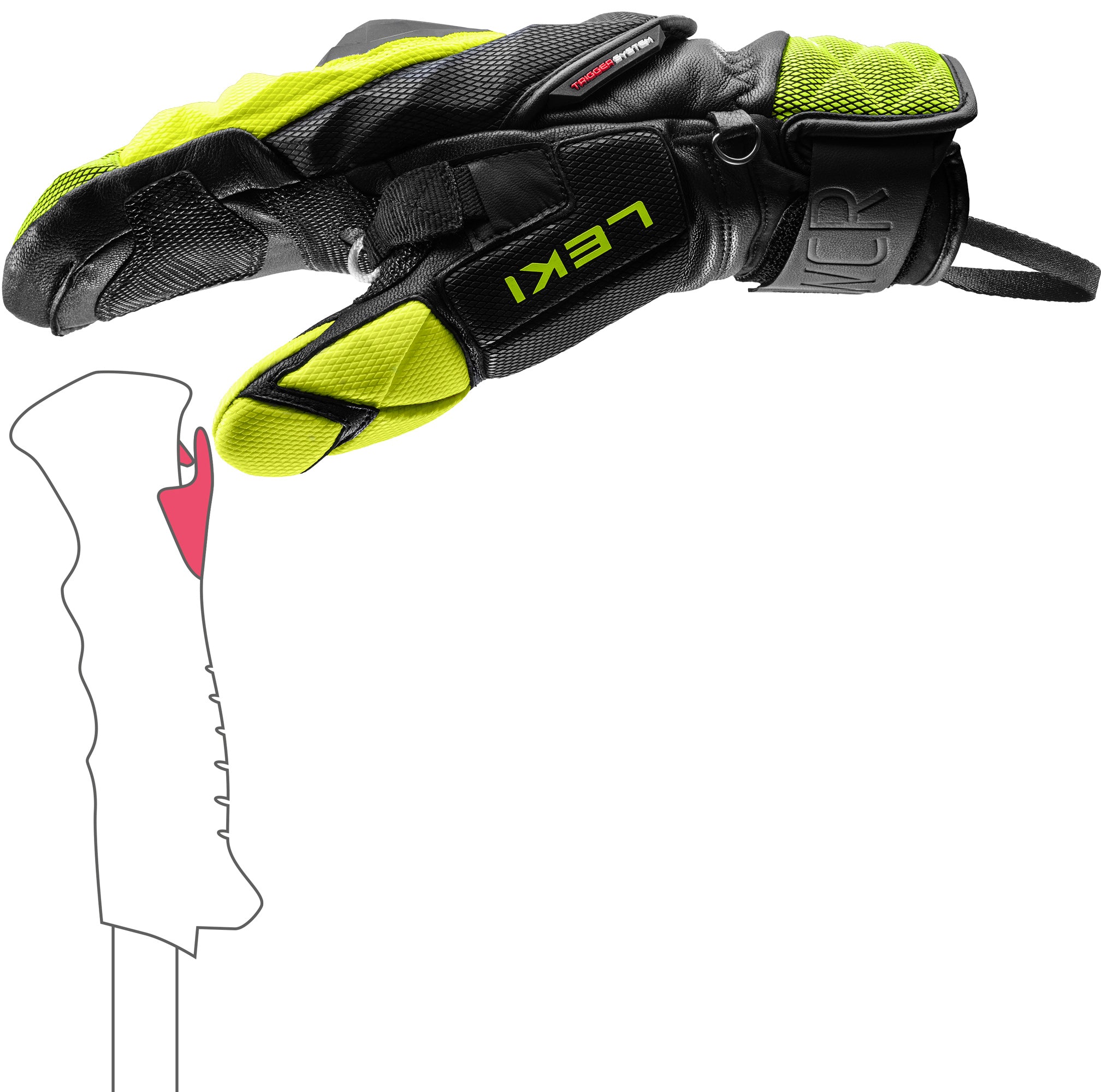 leki worldcup handschuhe LEKI USA - WCR VENOM SL 3D MITT - Ski Racing Gloves - Apparel & Accessories