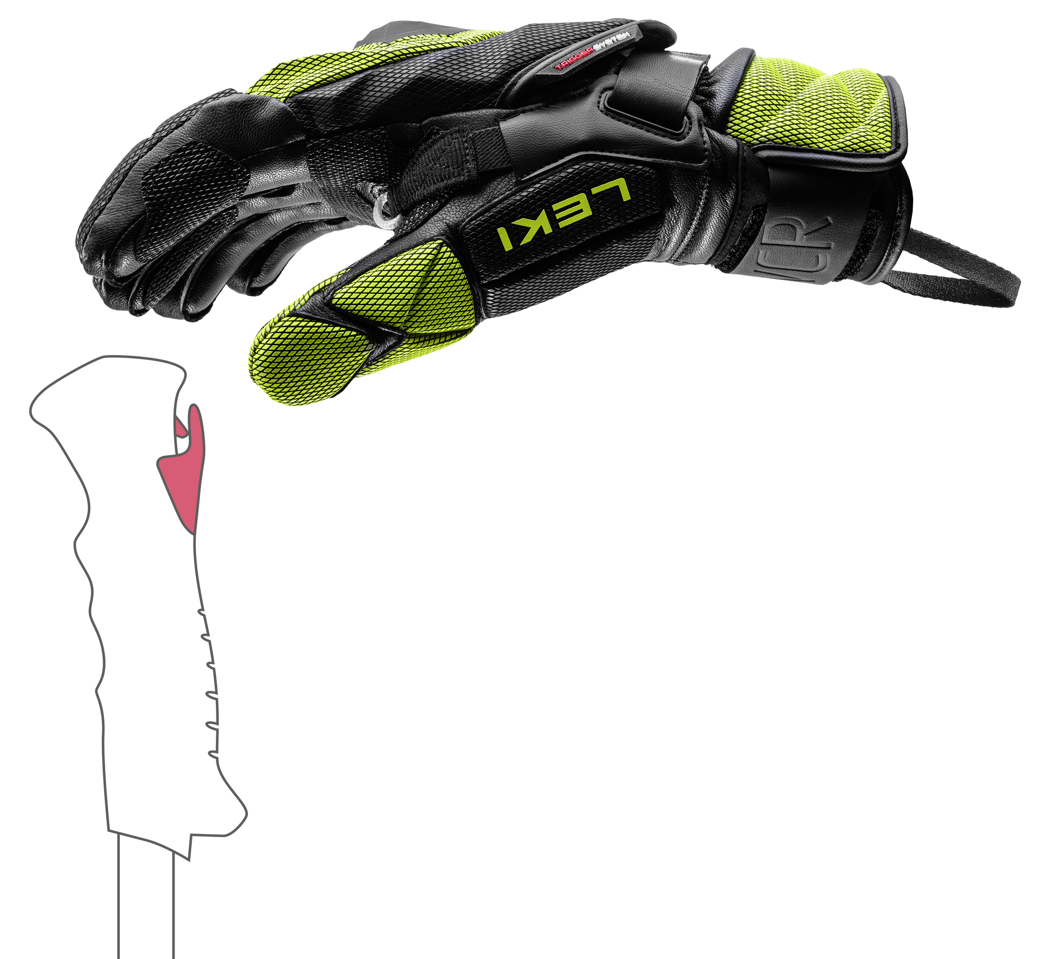 LEKI USA - WCR VENOM GS 3D - Ski Racing Gloves - Apparel LEKI USA - WCR VENOM GS 3D - Ski Racing Gloves - Apparel