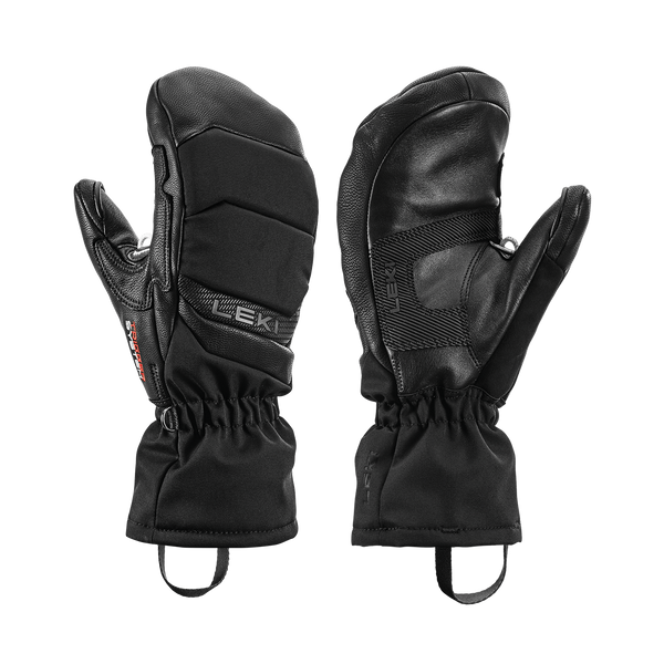 Gants De Ski LEKI Griffin 3D Pour Femme - Cuir De Chèvre, Doublure Primaloft - Taille EU 6 - Noirs - 3
