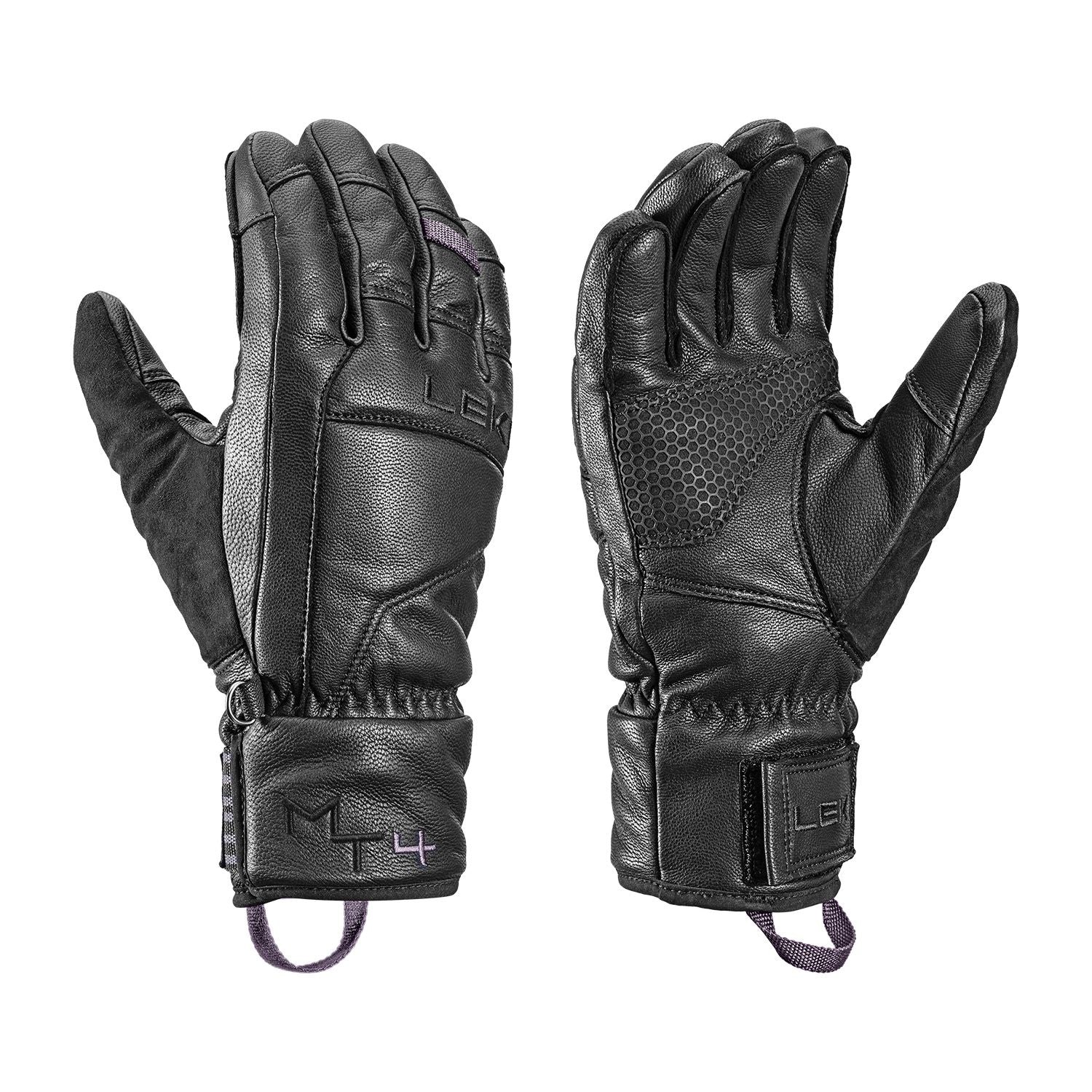 スキー・スノーボードアクセサリー leki: titanium racing SKI gloves Leki WC Racing Ti S Black Ski Gloves – Winter Globe Sport