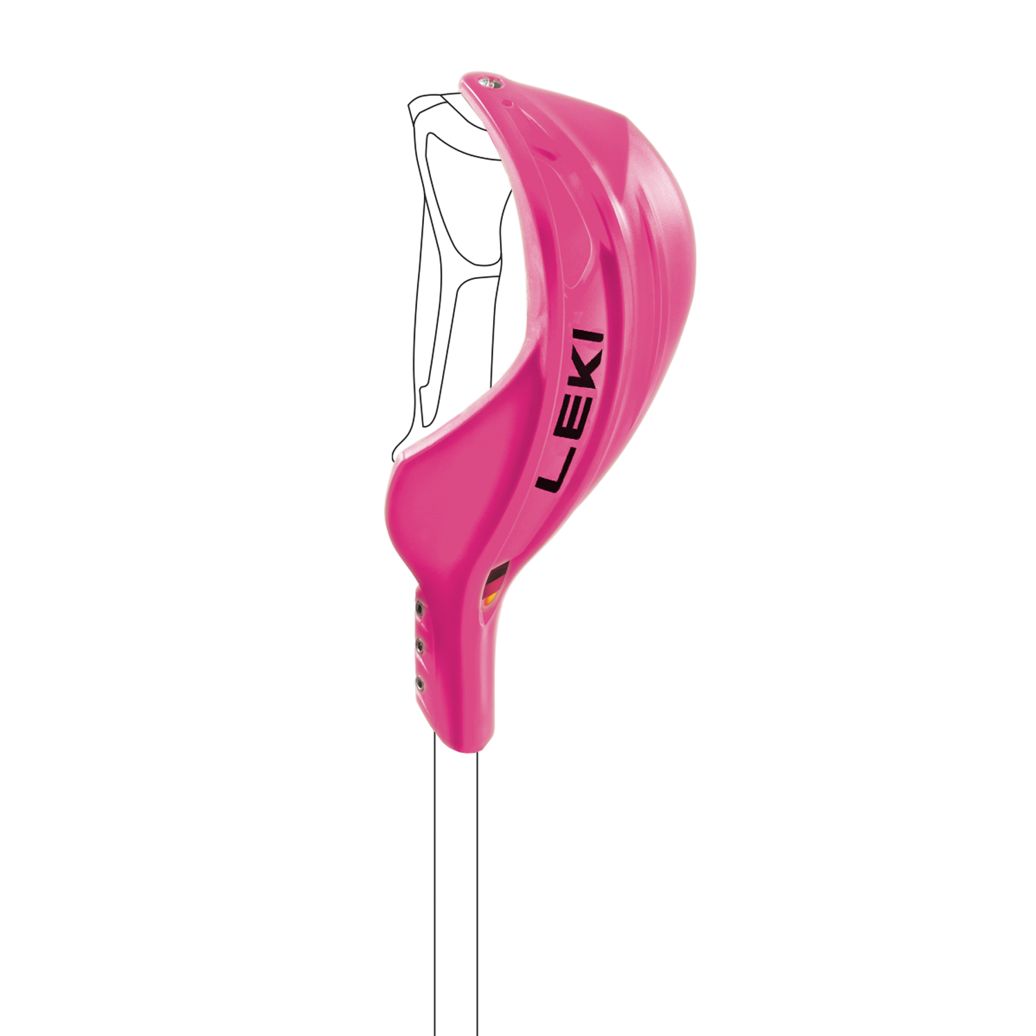 LEKI USA - CLOSED GATE GUARD WC - Ski Protectors - GO PINK. GIVE LEKI USA - CLOSED GATE GUARD WC - Ski Protectors - GO PINK. GIVE